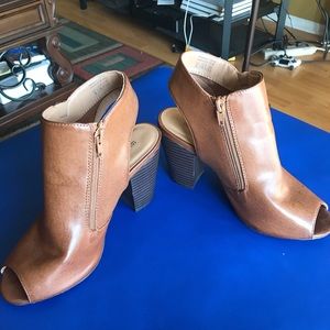 Call it Spring Open Heel Wedge Heel size 8